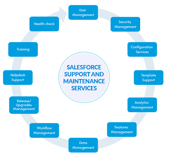 Sales force and maintainance services